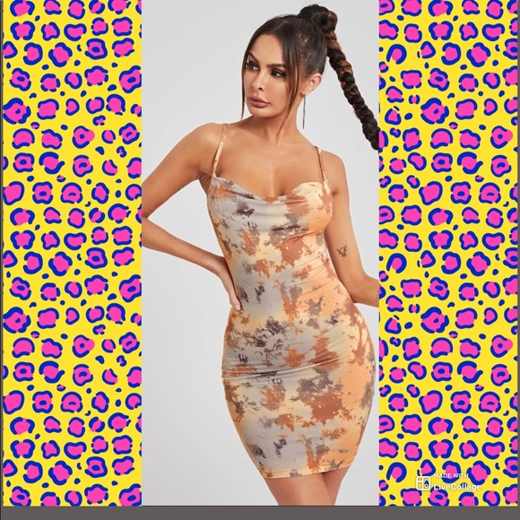 New creamy spotty strap dress - Picture 2 of 2